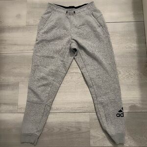 adidas Light Gray Jogger Sweatpants